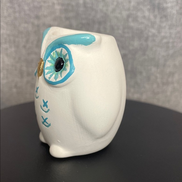 Ceramic Enamel Owl Mini Vase - Picture 6 of 7